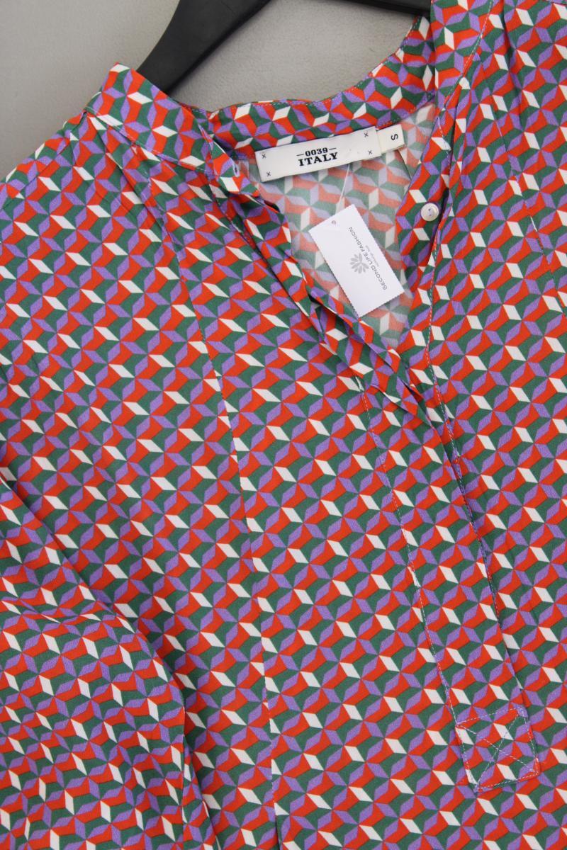 0039 Italy Langarmkleid Gr. S geometrisches Muster neuwertig mehrfarbig