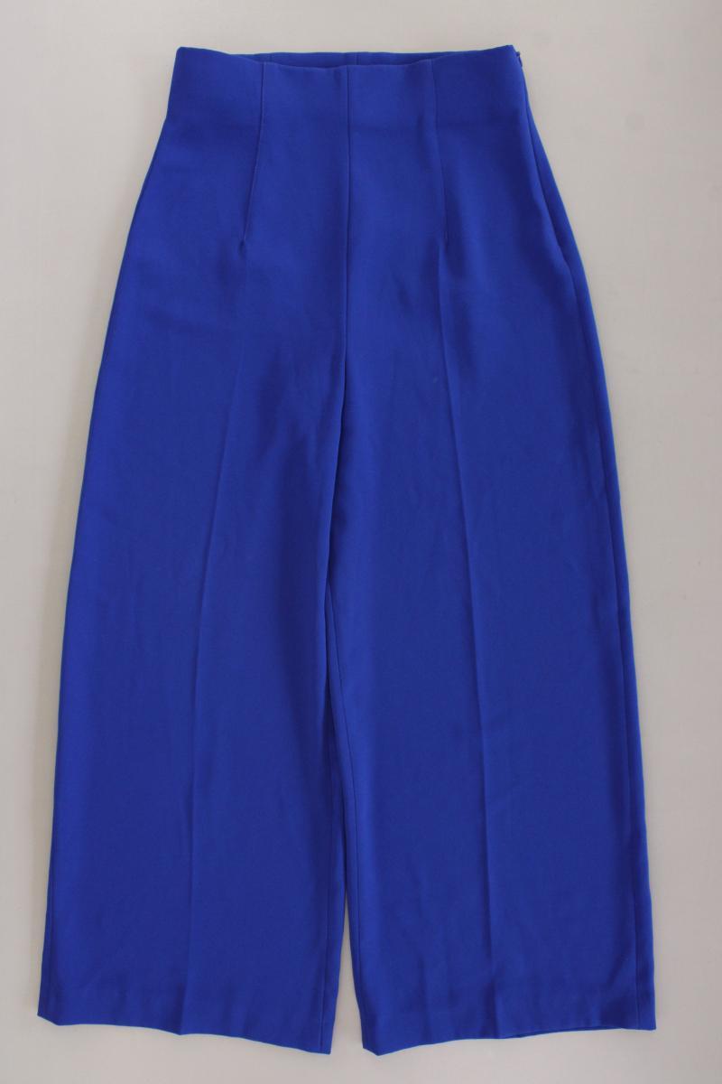 Zara 7/8 Hose Gr. S blau