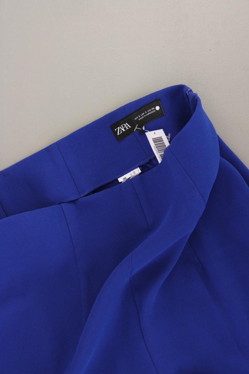 Zara 7/8 Hose Gr. S blau