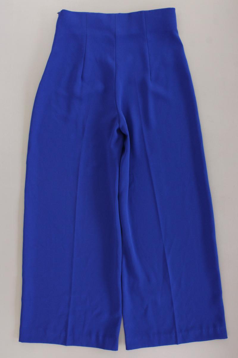 Zara 7/8 Hose Gr. S blau