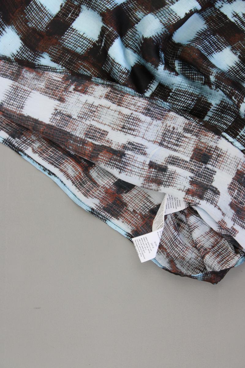 0039 Italy Bluse mit Seide Gr. L neuwertig Ärmellos mehrfarbig