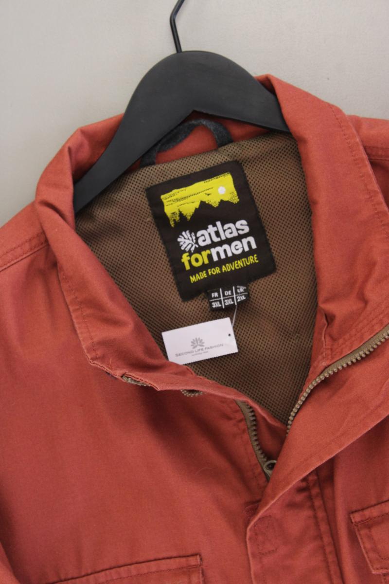 atlas for men Jacke für Herren Gr. XXXL rot aus Baumwolle