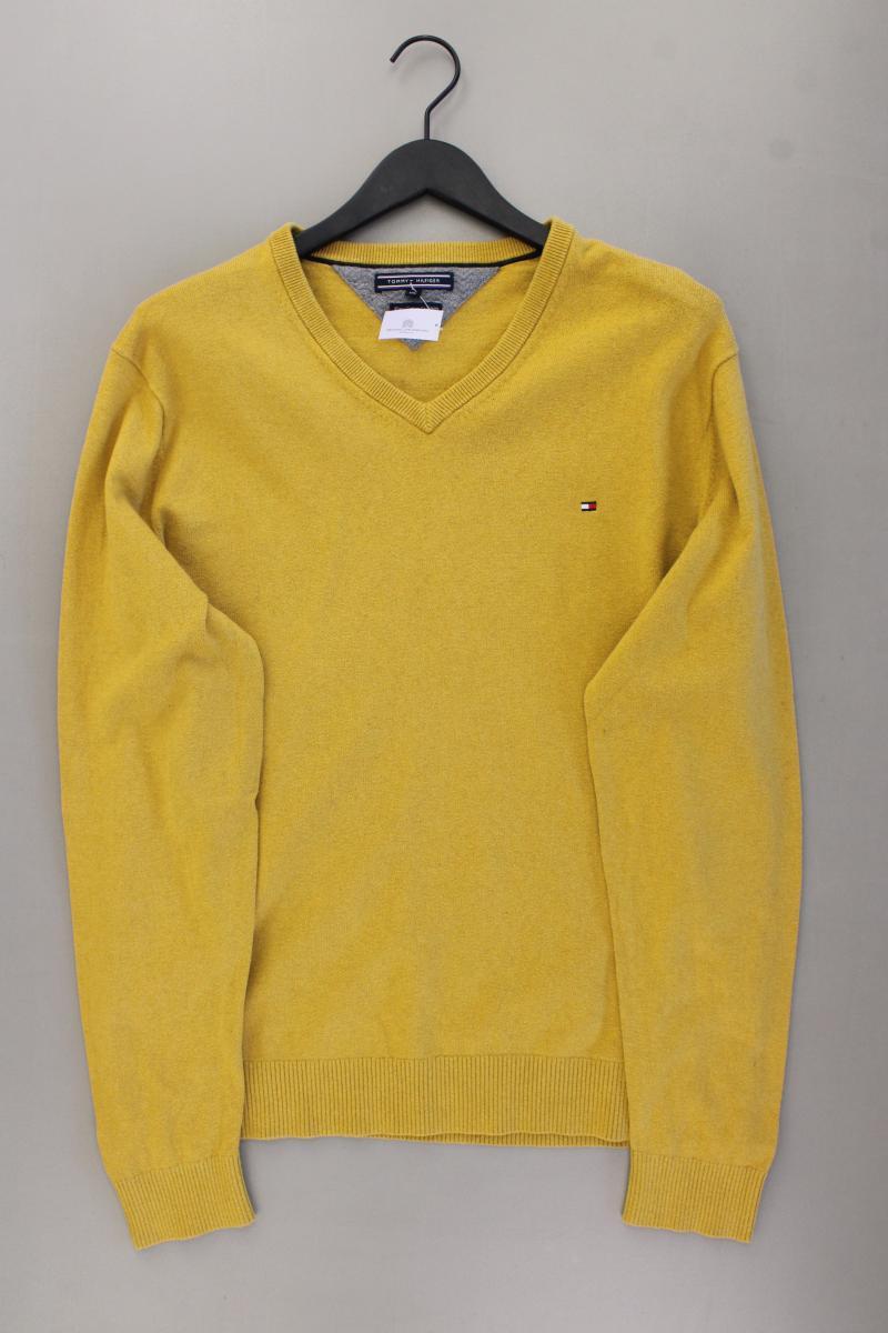 Tommy Hilfiger Feinstrickpullover für Herren Gr. XXL gelb aus Baumwolle