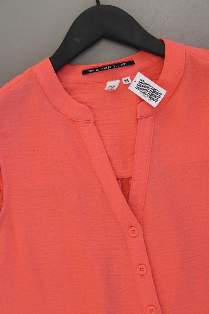 QS by s.Oliver Ärmellose Bluse Gr. 36 orange aus Polyester