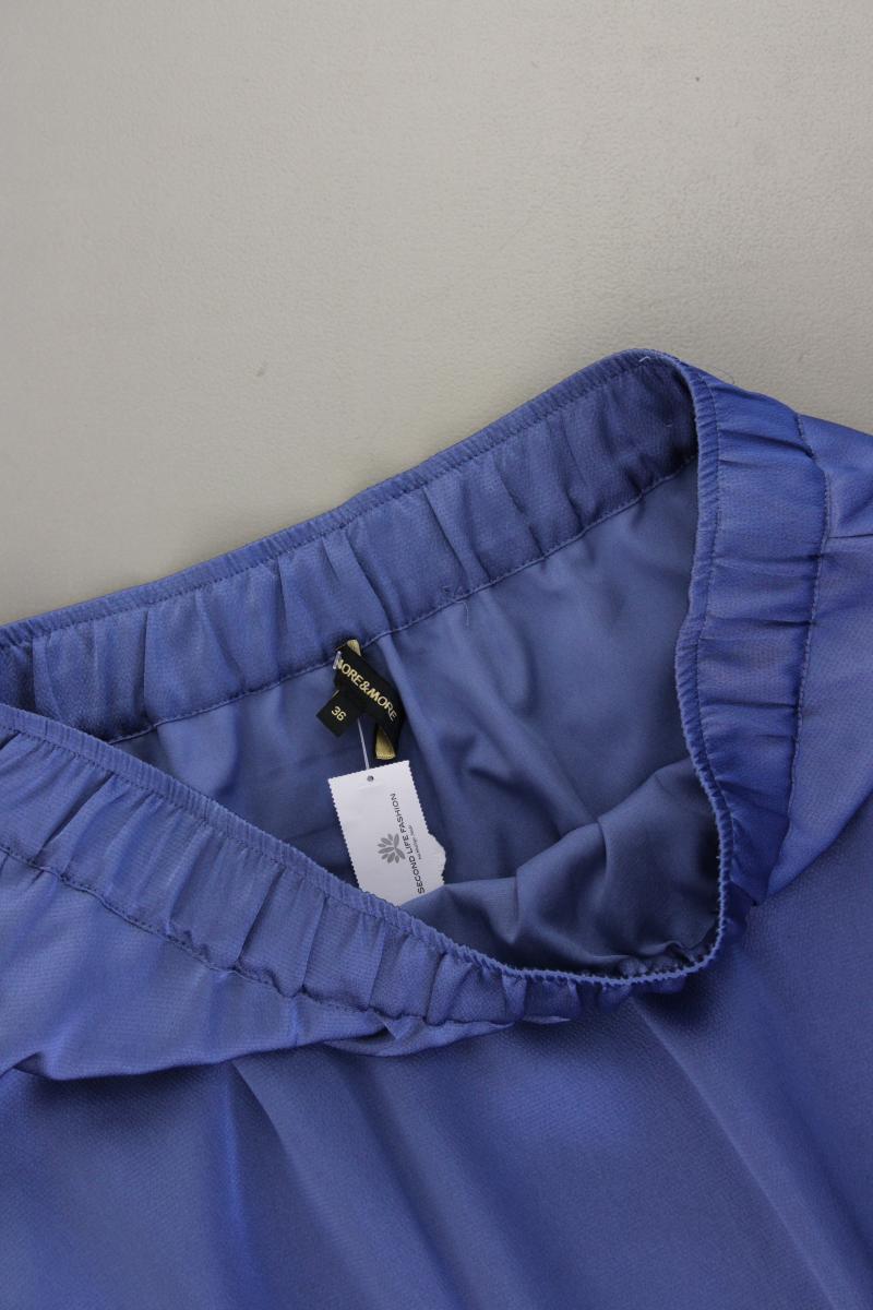 More&More Maxirock Gr. 36 blau aus Polyester
