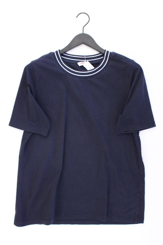 s.Oliver T-Shirt Gr. 44 Kurzarm blau aus Baumwolle