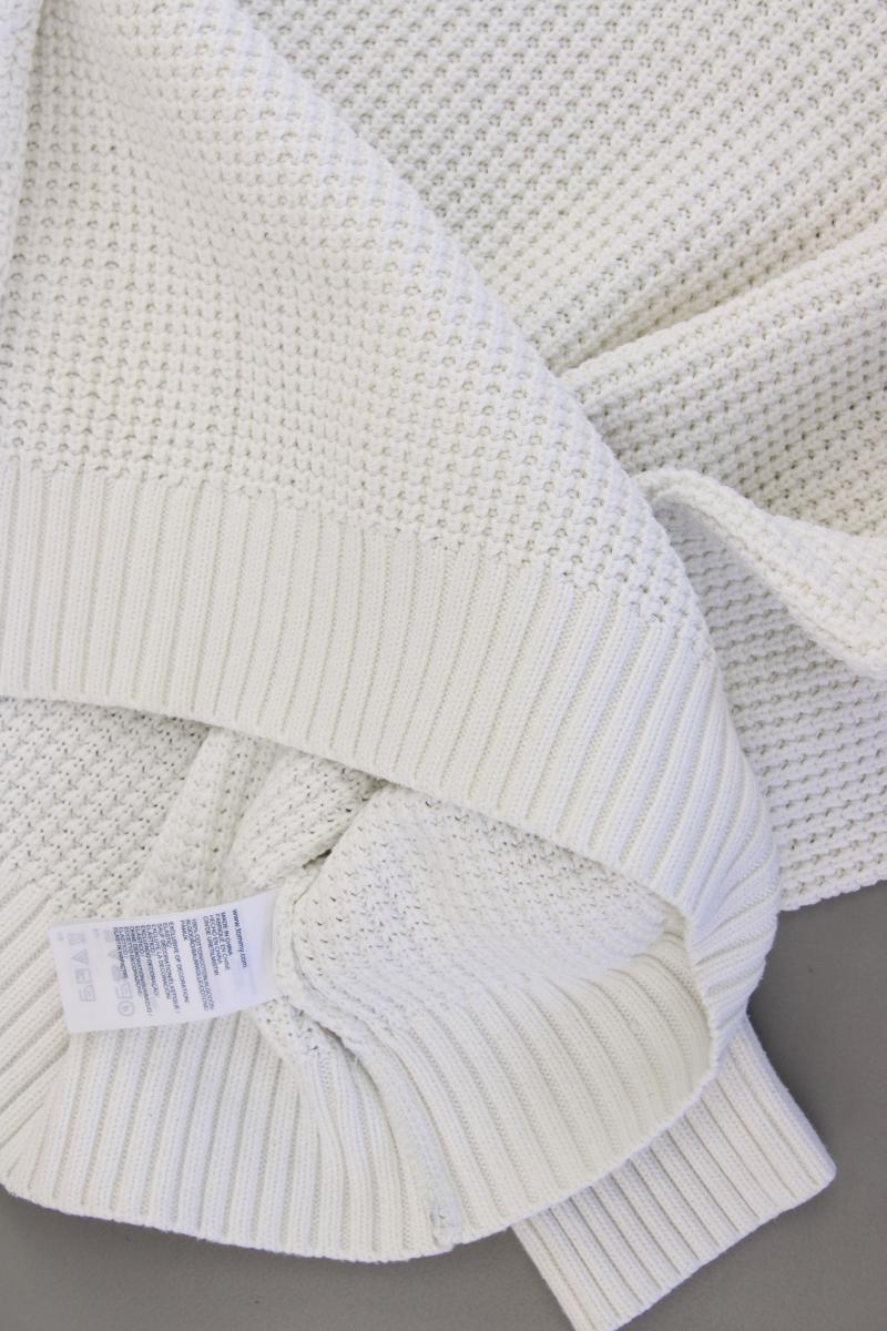 Tommy Hilfiger Grobstrickpullover für Herren Gr. XL creme aus Baumwolle