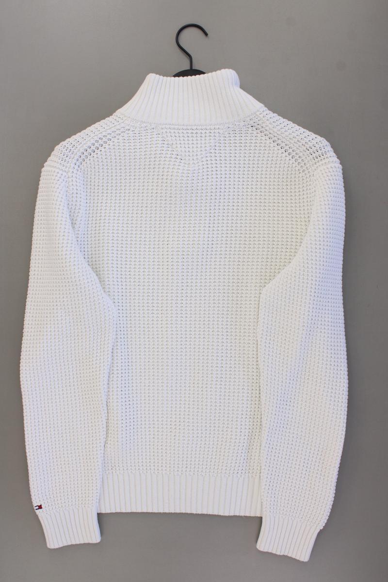Tommy Hilfiger Grobstrickpullover für Herren Gr. XL creme aus Baumwolle