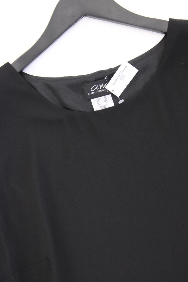 amy by AMY VERMONT Chiffonbluse Gr. 48 Langarm schwarz aus Polyester