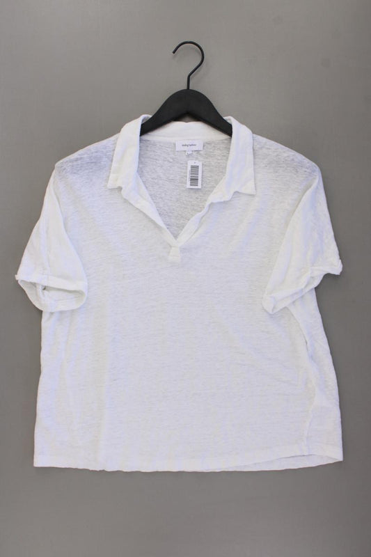 Darling Harbour T-Shirt Gr. XXL Kurzarm weiß aus Leinen
