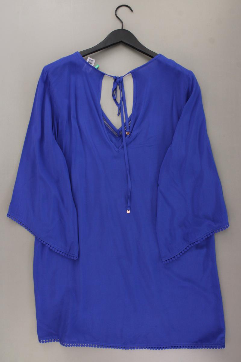 PALMERS Tunikakleid Gr. 44/46 neuwertig Weite Ärmel blau aus Viskose