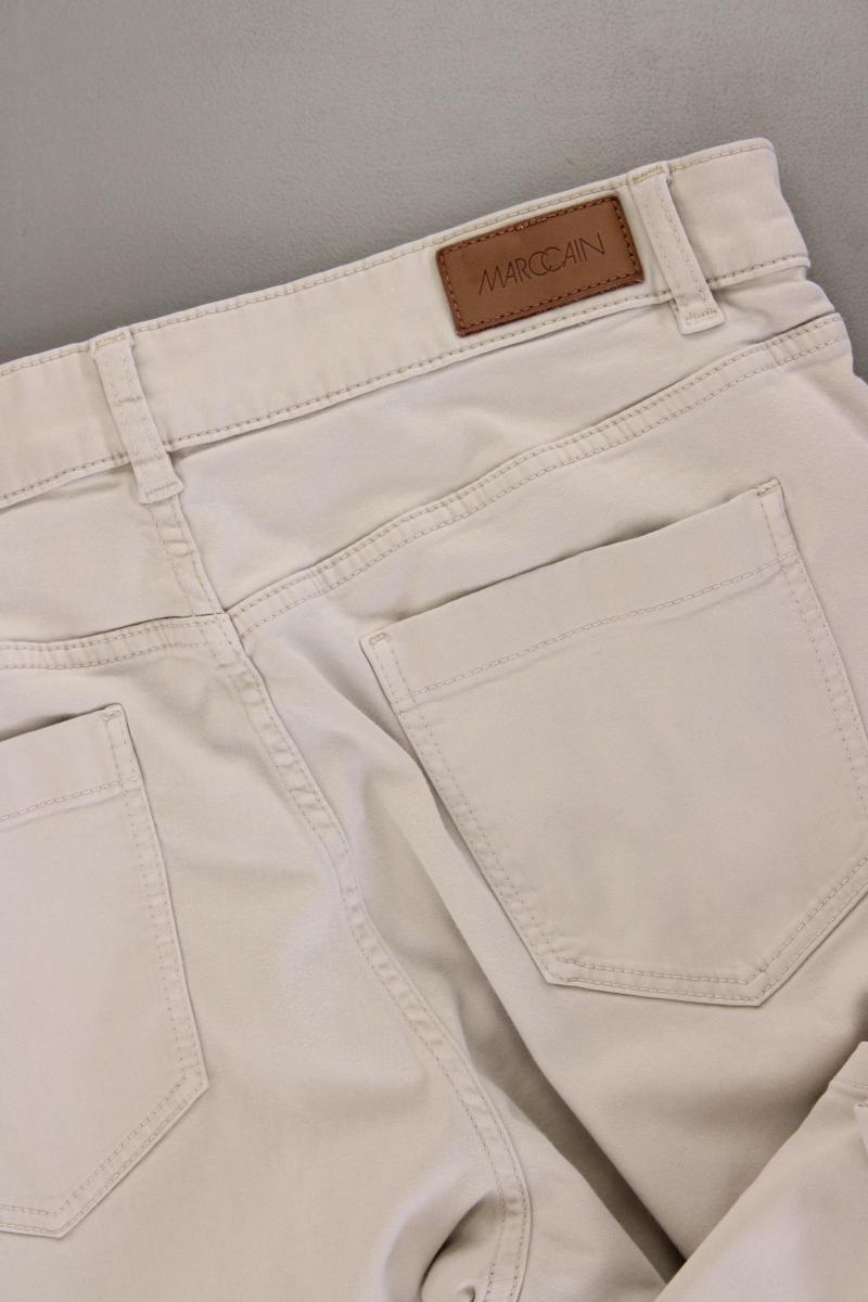 Marc Cain Five-Pocket-Hose Gr. 44 creme aus Baumwolle