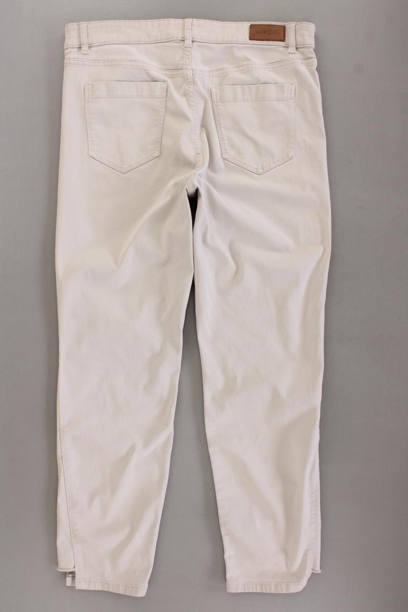 Marc Cain Five-Pocket-Hose Gr. 44 creme aus Baumwolle