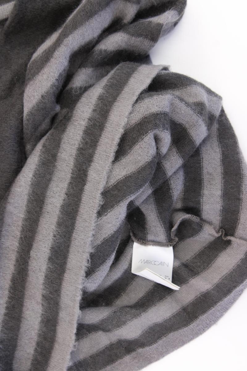 Marc Cain Langarmpullover Gr. 40 gestreift grau aus Mohair
