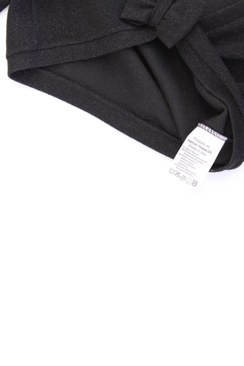 PiuPiu Glitzer Bolero Gr. 36 Langarm mit Glitzer schwarz aus Rayon