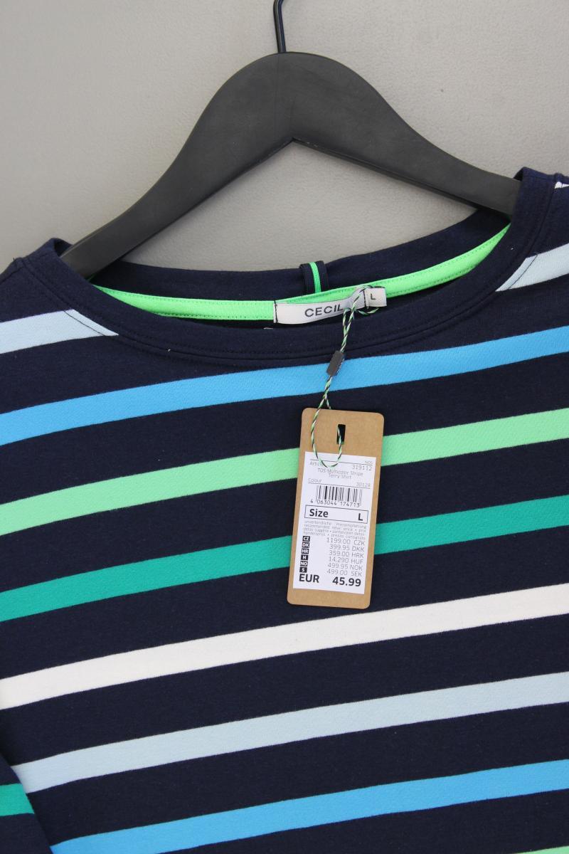 Cecil Langarmpullover Gr. L gestreift neu mit Etikett Neupreis: 45,99€!