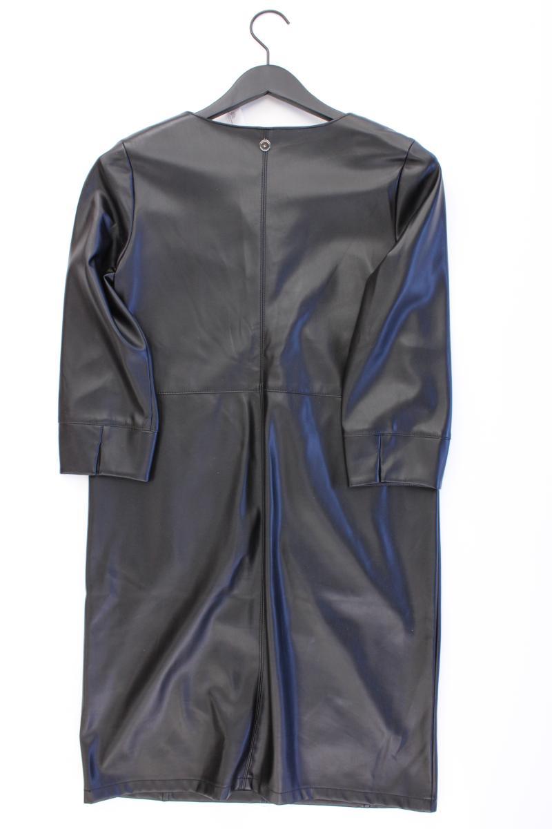 Street One Kunstlederkleid Gr. 34 neuwertig 3/4 Ärmel schwarz aus Polyester