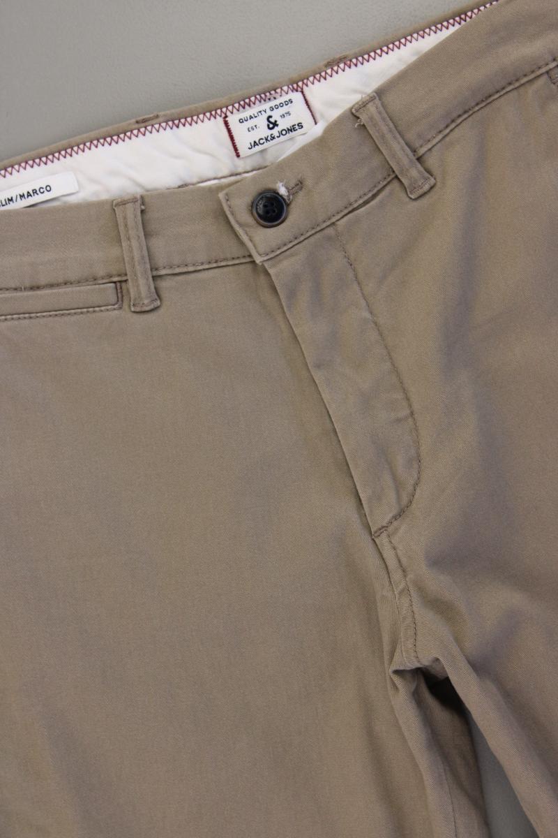 Jack & Jones Chinohose für Herren Gr. W32/L34 braun aus Baumwolle