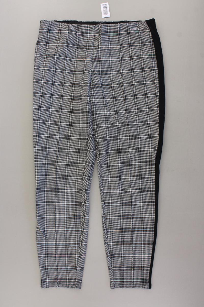 Hallhuber Stretchhose Gr. 38 hahnentritt grau aus Viskose