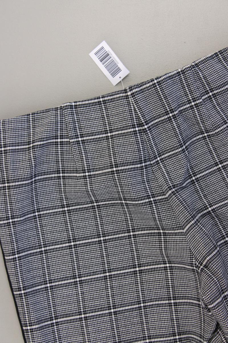 Hallhuber Stretchhose Gr. 38 hahnentritt grau aus Viskose