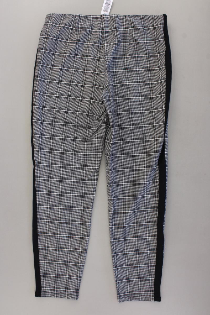Hallhuber Stretchhose Gr. 38 hahnentritt grau aus Viskose