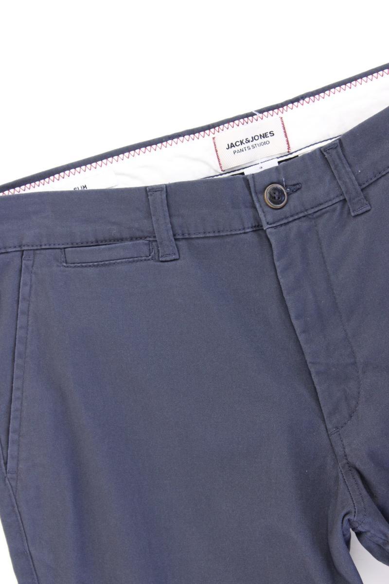 Jack & Jones Chinohose für Herren Gr. W33/L34 blau aus Baumwolle