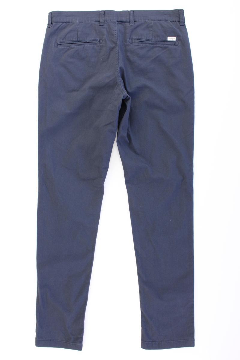 Jack & Jones Chinohose für Herren Gr. W33/L34 blau aus Baumwolle