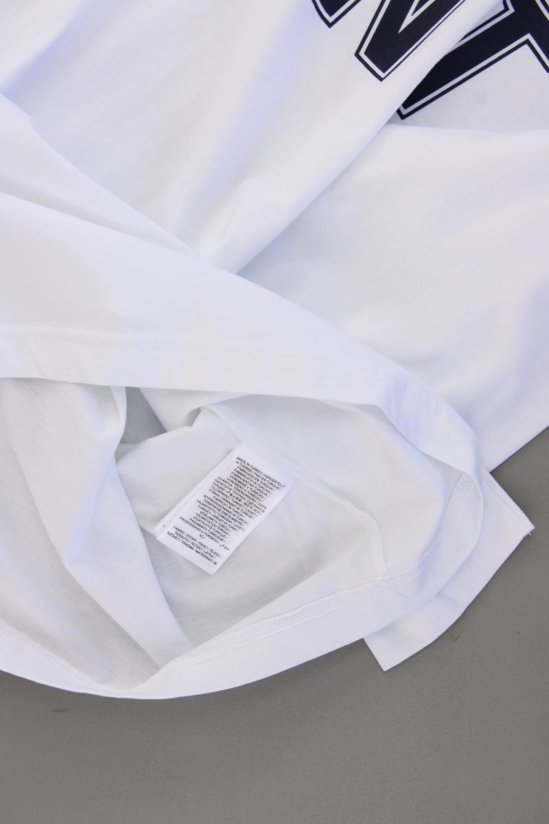 Gant Longsleeve-Shirt für Herren Gr. L neuwertig Langarm weiß aus Baumwolle