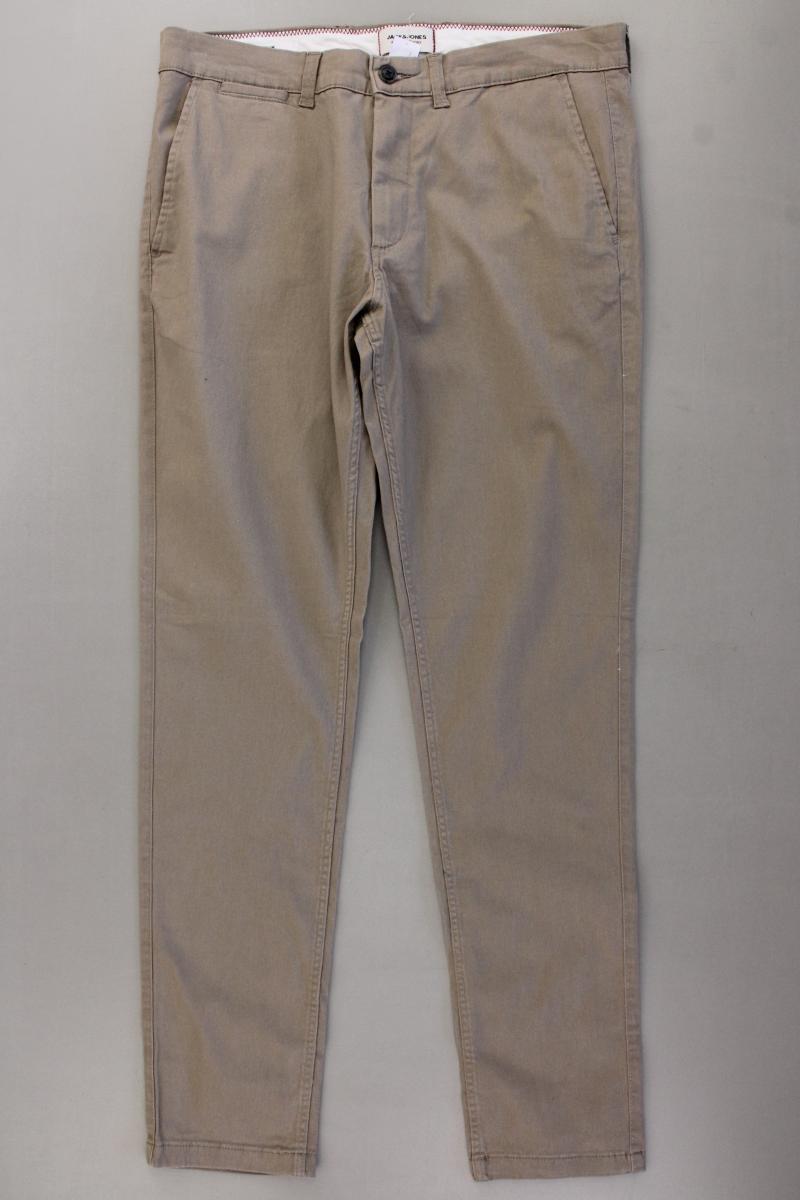 Jack & Jones Chinohose für Herren Gr. W33/L34 braun aus Baumwolle