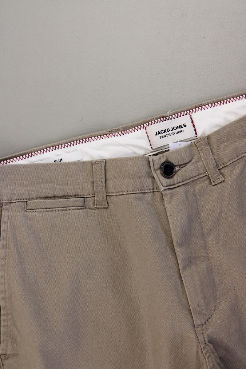 Jack & Jones Chinohose für Herren Gr. W33/L34 braun aus Baumwolle