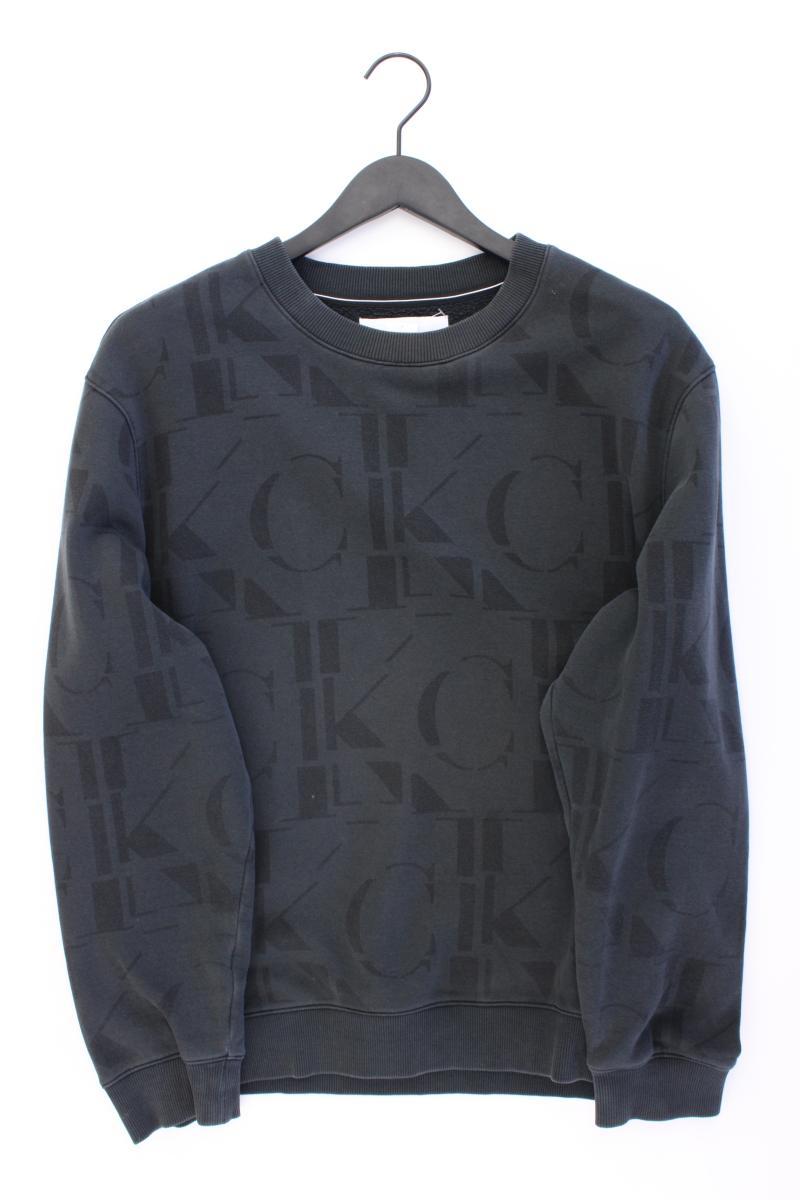 Calvin Klein Langarmpullover für Herren Gr. L grau aus Baumwolle