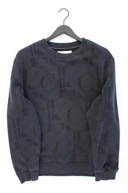 Calvin Klein Langarmpullover für Herren Gr. L grau aus Baumwolle
