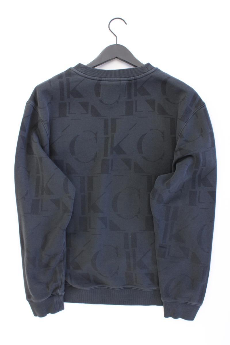 Calvin Klein Langarmpullover für Herren Gr. L grau aus Baumwolle