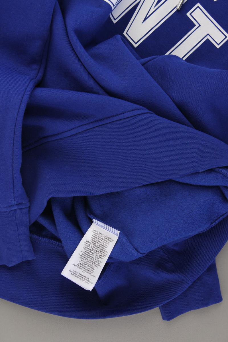 Gant Hoodie für Herren Gr. L neuwertig blau aus Baumwolle