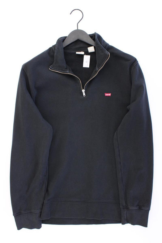 Levi's Langarmpullover für Herren Gr. L schwarz aus Baumwolle