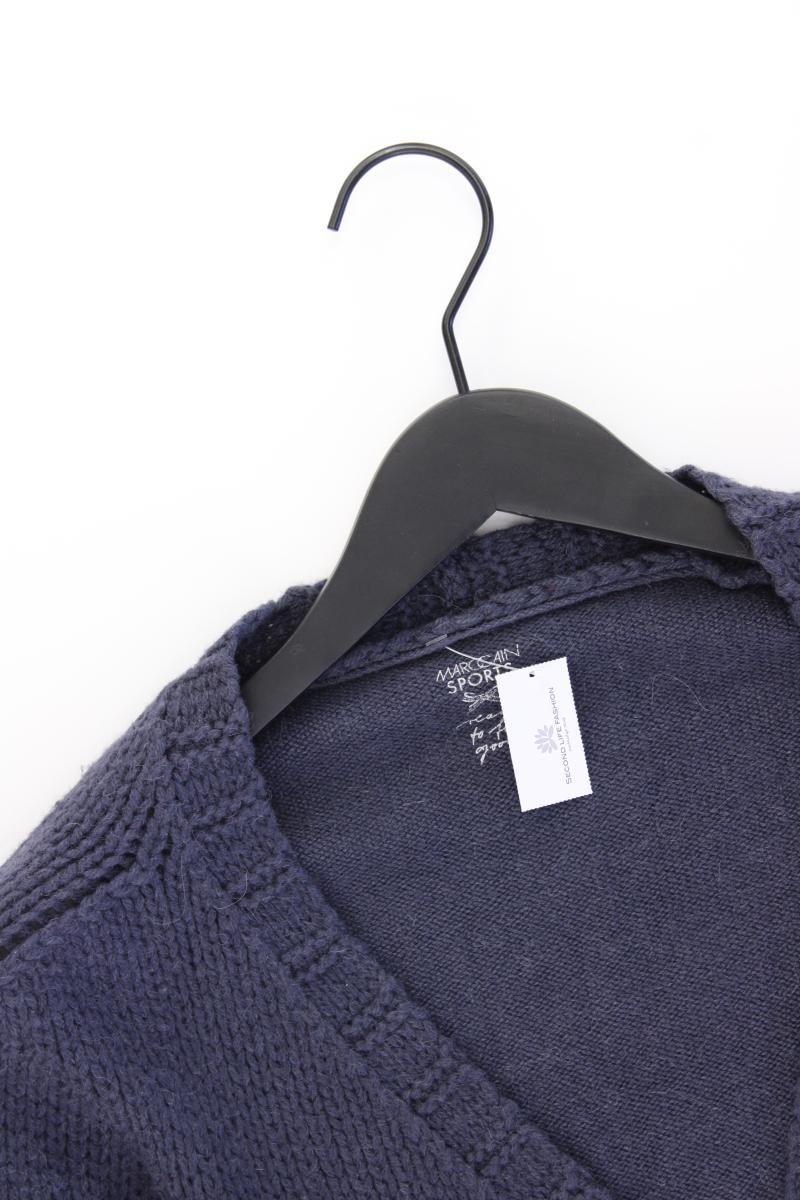 Marc Cain Sports Strickjacke Gr. 44 Langarm blau aus Polyacryl