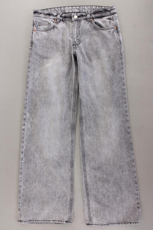 Monki Boot Cut Jeans Gr. W26/L32 grau aus Baumwolle