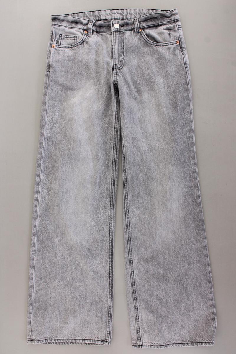 Monki Boot Cut Jeans Gr. W26/L32 grau aus Baumwolle