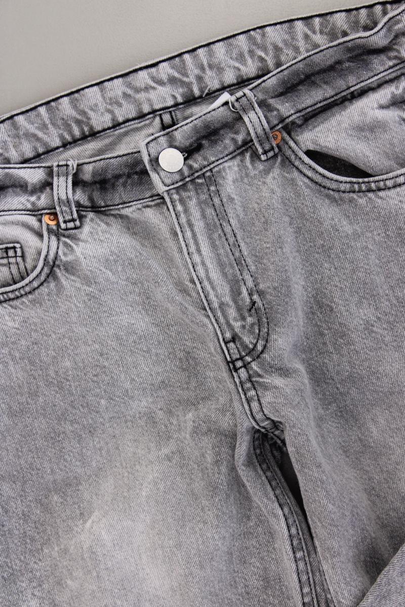 Monki Boot Cut Jeans Gr. W26/L32 grau aus Baumwolle