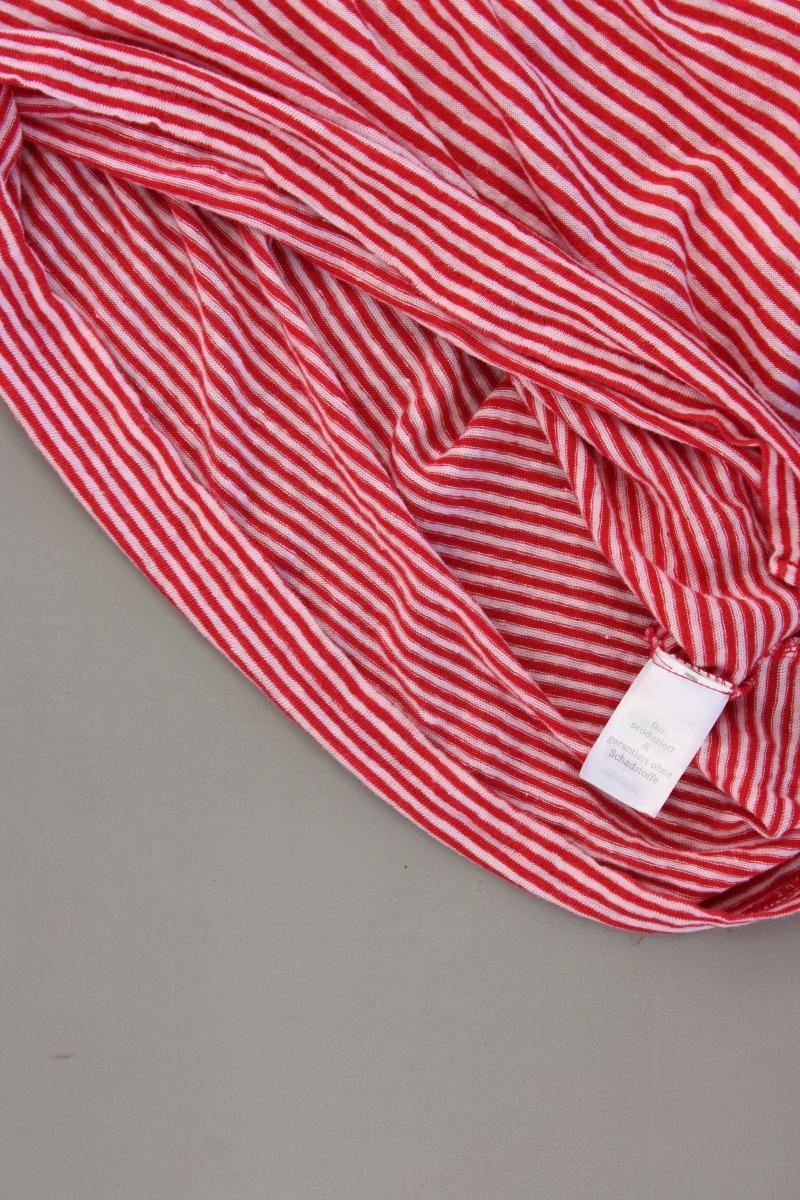 Darling Harbour Leinenshirt Gr. XXL gestreift Kurzarm rot