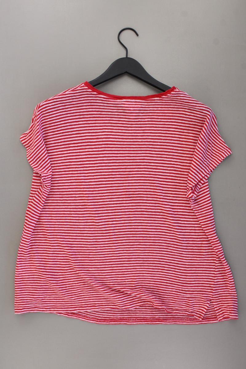 Darling Harbour Leinenshirt Gr. XXL gestreift Kurzarm rot