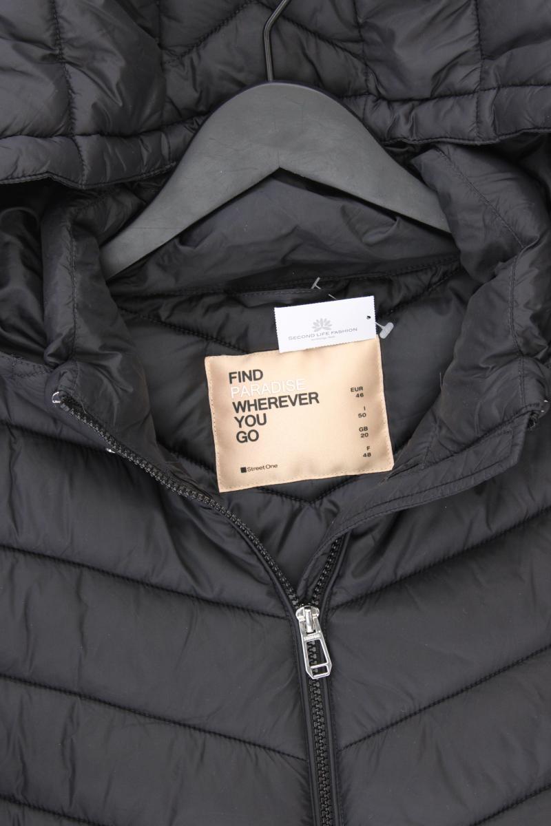 Street One Steppjacke Gr. 46 neuwertig schwarz aus Nylon