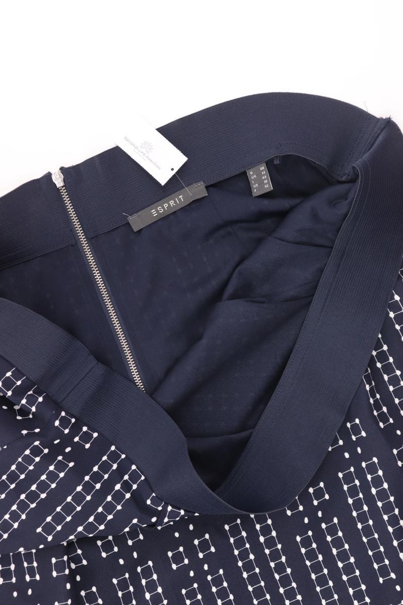 Esprit Rock Gr. 40 gepunktet blau aus Polyester
