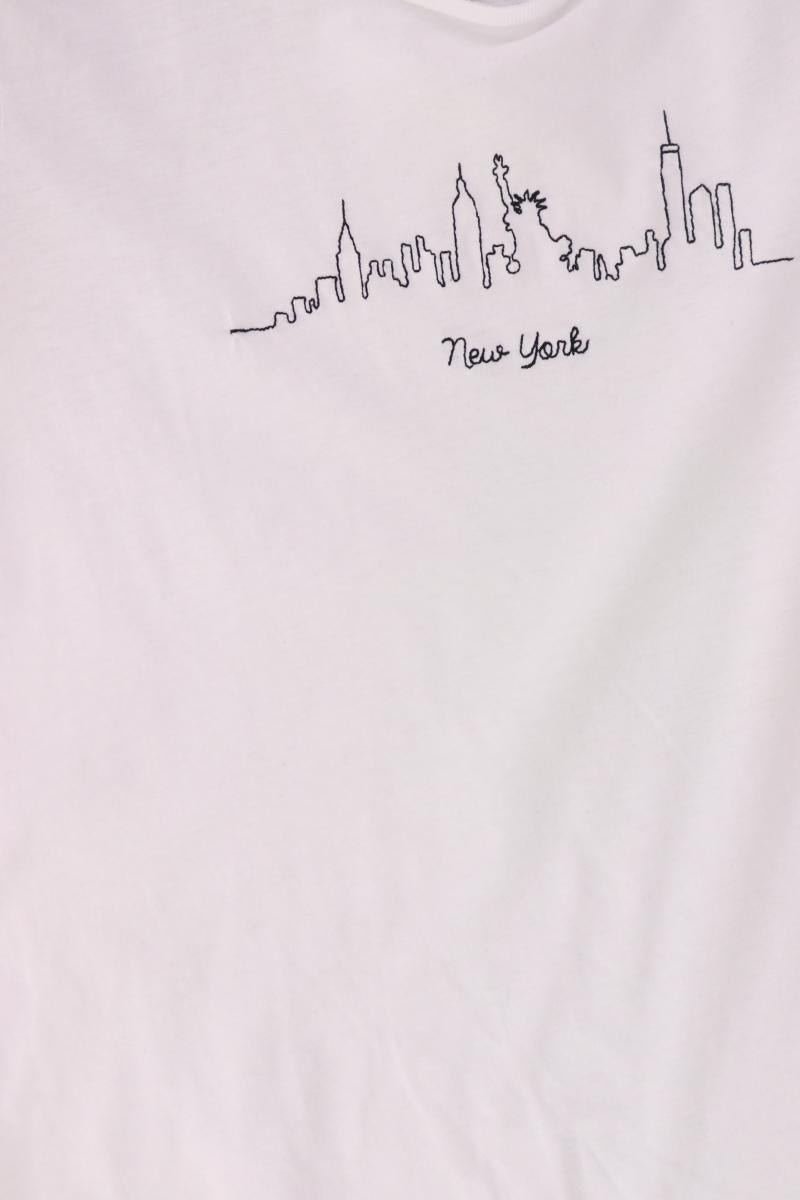 Review T-Shirt Gr. M Kurzarm weiß