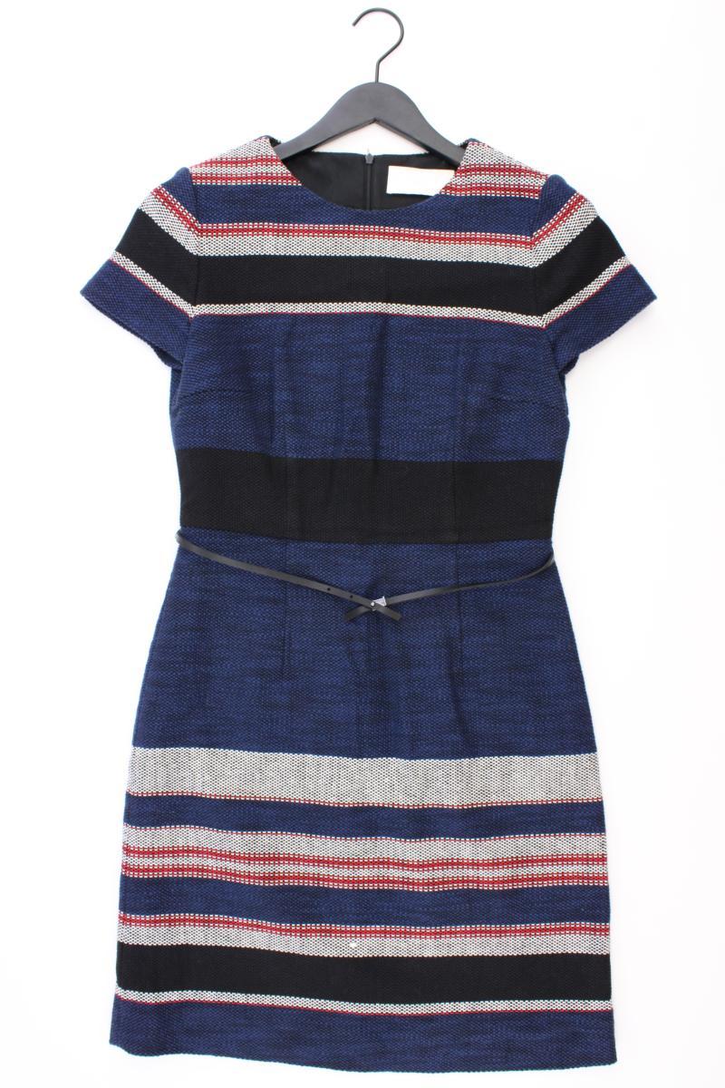 BOSS by Hugo Boss Bleistiftkleid Gr. 36 mit Gürtel Kurzarm blau