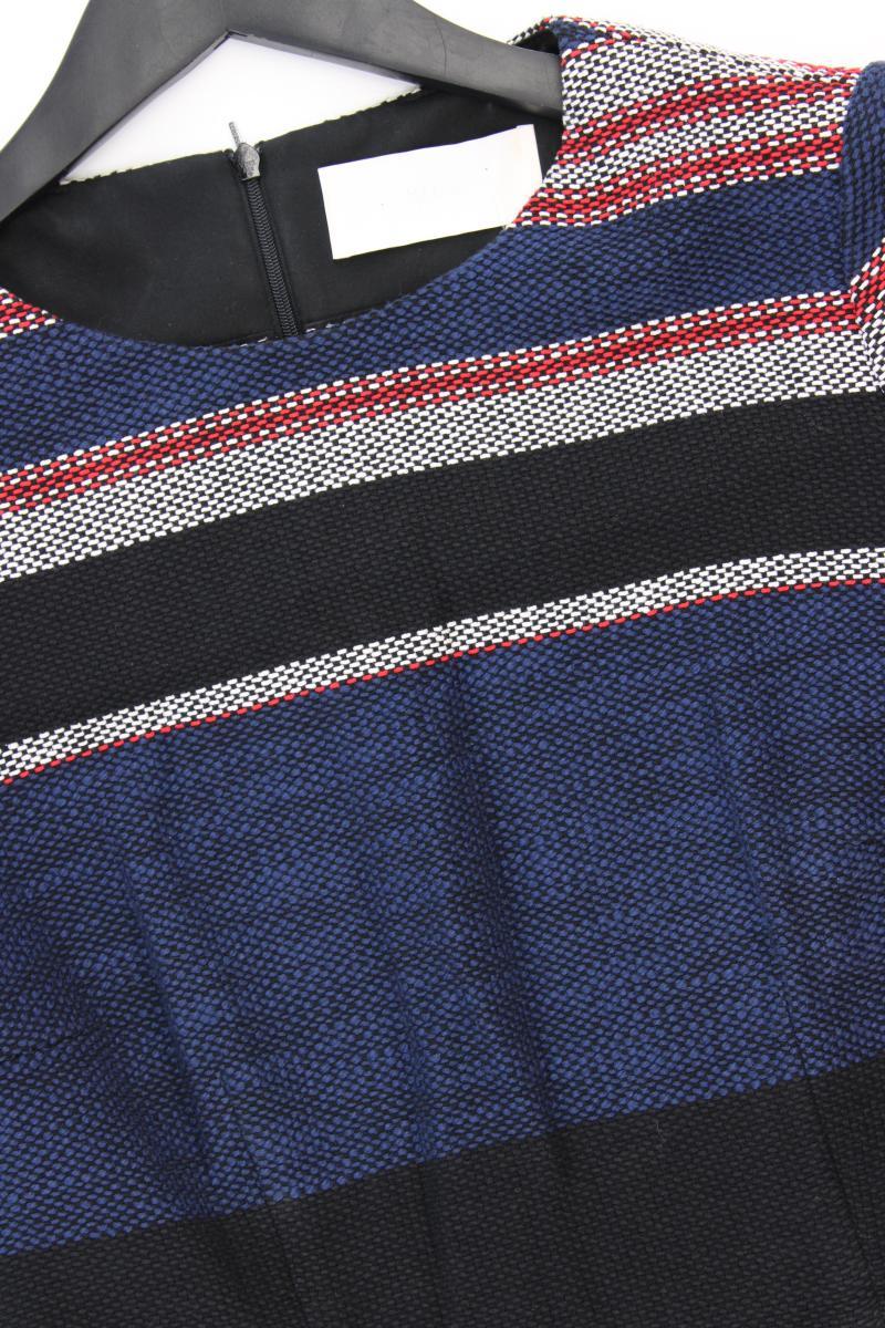 BOSS by Hugo Boss Bleistiftkleid Gr. 36 mit Gürtel Kurzarm blau