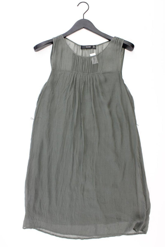 Hallhuber Seidenkleid Gr. 38 Ärmellos grün