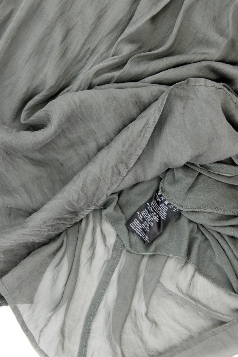 Hallhuber Seidenkleid Gr. 38 Ärmellos grün