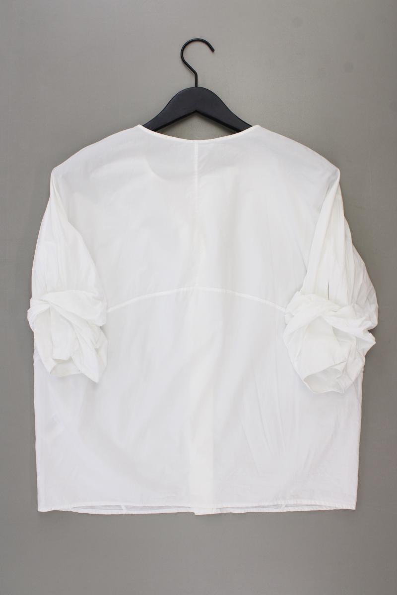 Cos Classic Bluse Gr. 38 3/4 Ärmel weiß aus Baumwolle