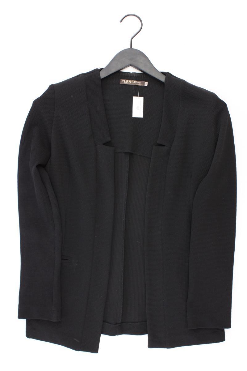 Please Classic Cardigan Gr. M Langarm schwarz aus Polyester